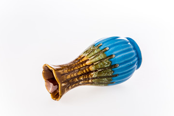 vase on white background