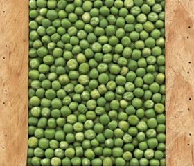 Green peas as background