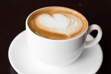 A Latte Coffee art
