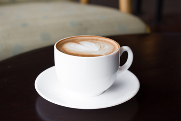 A Latte Coffee art