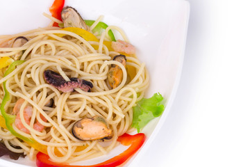 Tasty italian pasta