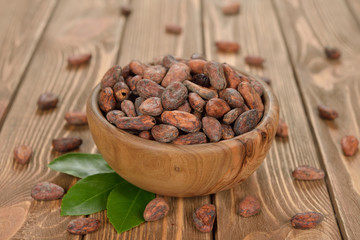 Natural cocoa beans