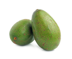avocado isolated on white background