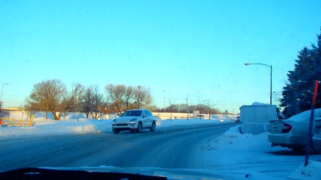 route en hiver