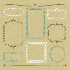 クラフトペーパー・フレームA