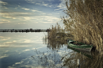 La Albufera nature reserve Valencia province Spain