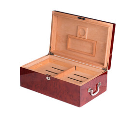 Opened humidor