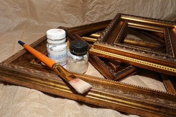Mouldings for frames in a Studio