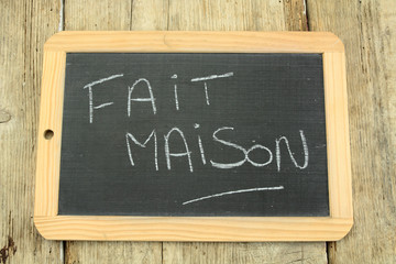 Fototapeta premium ardoise fait maison