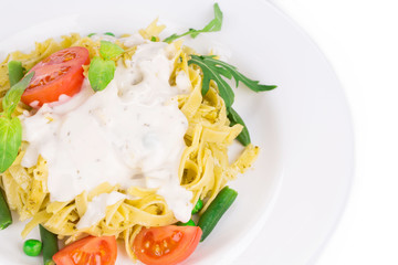 Tasty italian pasta