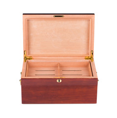Opened humidor