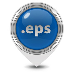 .eps pointer icon on white background