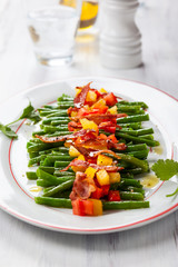 Green beans and vegetables