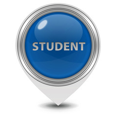studnet pointer icon on white background
