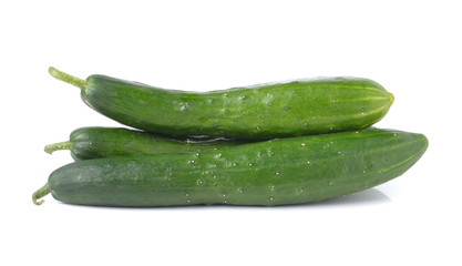 cucumber on white background