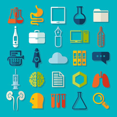 Set of medicine icons