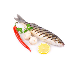 Grilled seabass