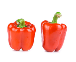 ripe red bell peppers