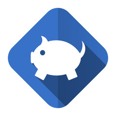 piggy bank flat icon