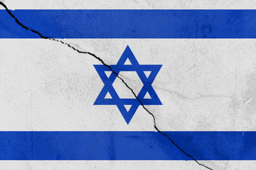 Obraz premium Riss durch Israel (Israel splitted)