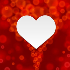 Red background of hearts
