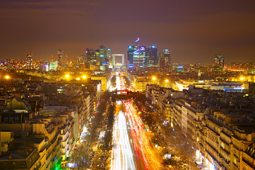 Fototapeta na wymiar Paris at night