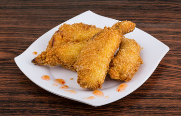 Fried prawn tempura