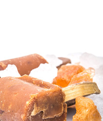 alm sugar, coconut sugar, sugar cane rock and white rock sugar 