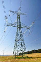 Electricity pylons