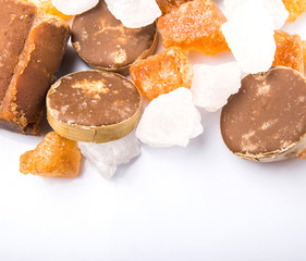alm sugar, coconut sugar, sugar cane rock and white rock sugar 