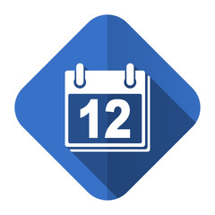calendar flat icon organizer sign agenda symbol