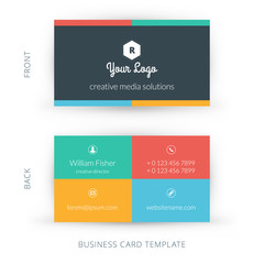 Vector creative and clean business card template