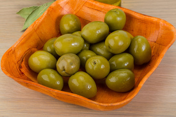 Green olives