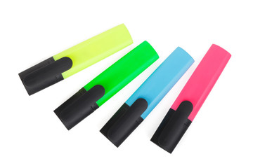 Multicolored highlighters