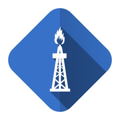 gas flat icon oil sign