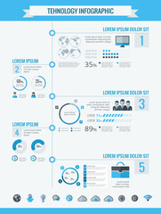 Technology Infographic Elements