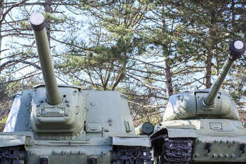 Old soviet tanks