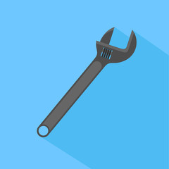 Spanner flat icon