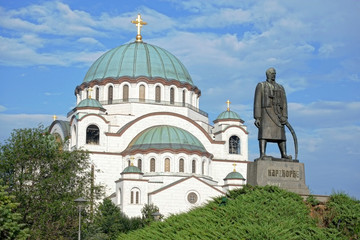 Fototapeta na wymiar St. Sava Cathedral, Belgrade
