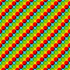 Seamless colorful dot pattern