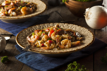 Homemade Shrimp and Sausage Cajun Gumbo