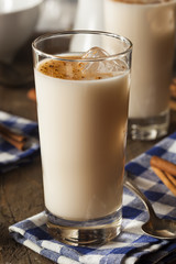 Homemade Horchata with Cinnamon
