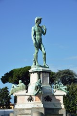 Fototapeta premium David auf Piazzale Michelangelo - Florenz - Firenze - Italien 