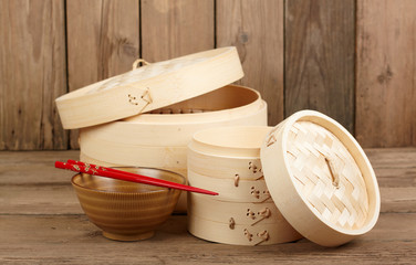 bamboo steamer set, chinese kitchenware