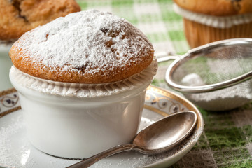 Muffins and coffee