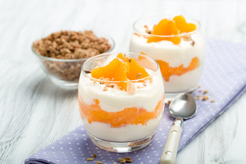 Joghurt mit Mandarinen