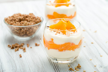 Joghurt mit Mandarinen