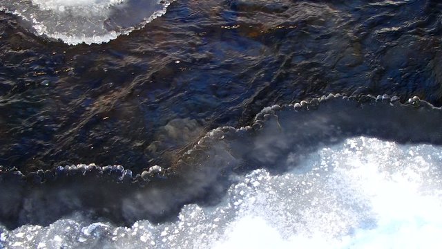 rivi&egrave;re en hiver
