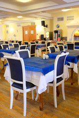 Beautiful interior of the restaurant