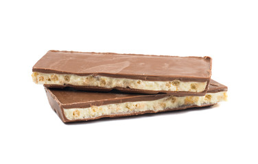 chocolate bar with yogurt filling